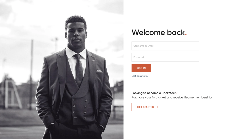 ATOMX Web Development - Jacketeer Login
